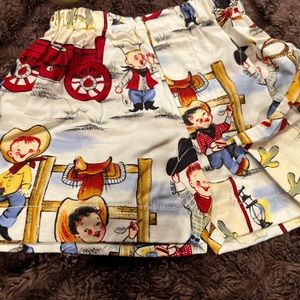 Vintage Print Boys Shorts